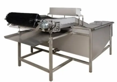 Dispozitiv simplu de extras fructele din apa, pentru mere si pere - utilaj sortare clasificare