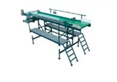 Masa de inspectie vizuala pentru legume si fructe dupa sortare - utilaj sortare clasificare