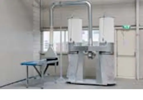 Masina industriala pentru absorbtie praf in linii de procesare legume si fructe - utilaj sortare clasificare