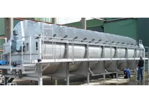 Tanc de racire peste in spirala - utilaj industrial procesare peste